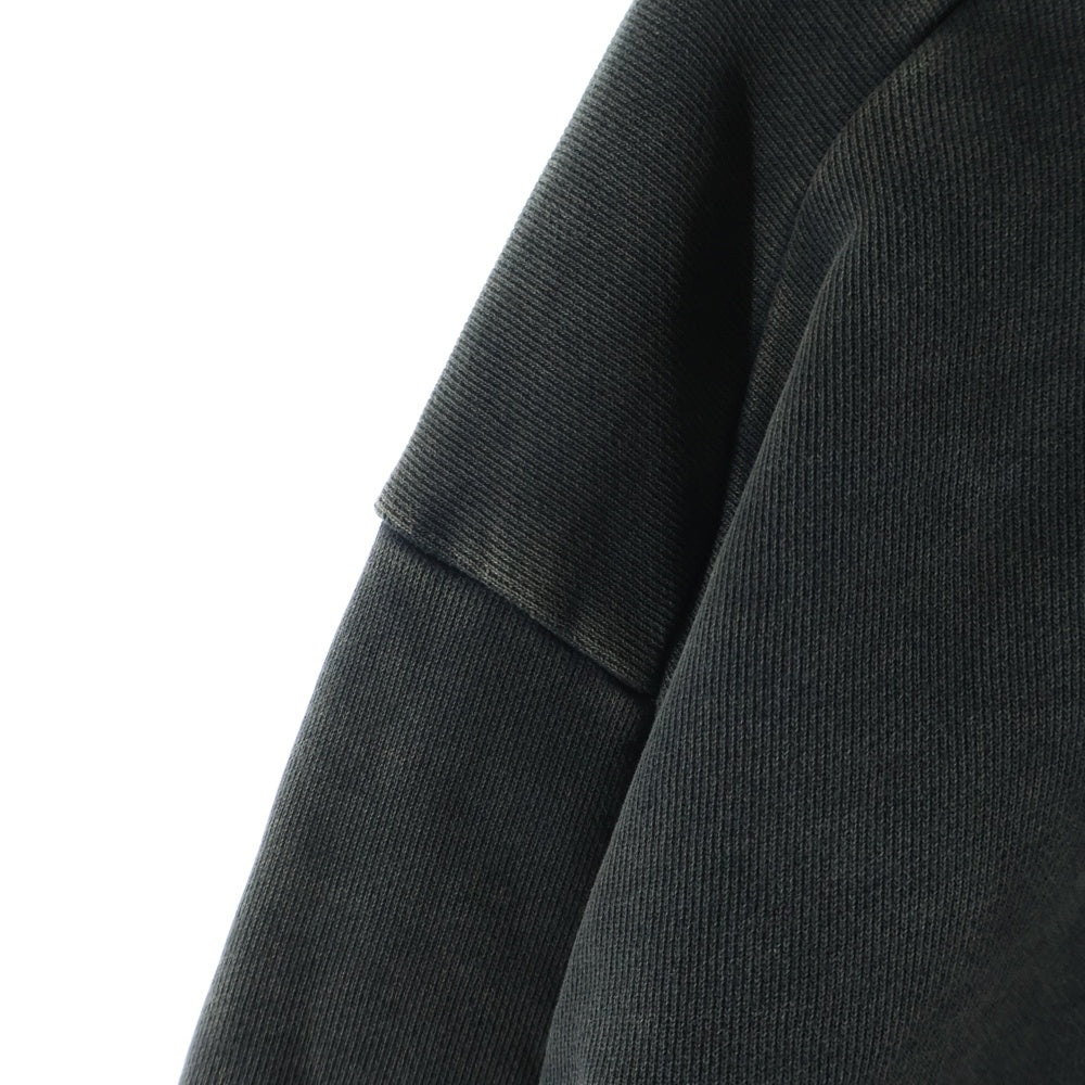 entire studios(エンタイア スタジオ) 26SS STANDARD TRACK JACKET ウォッシュ加工 スタンダード スウェットトラックジャケット グレー UNU-26-1038