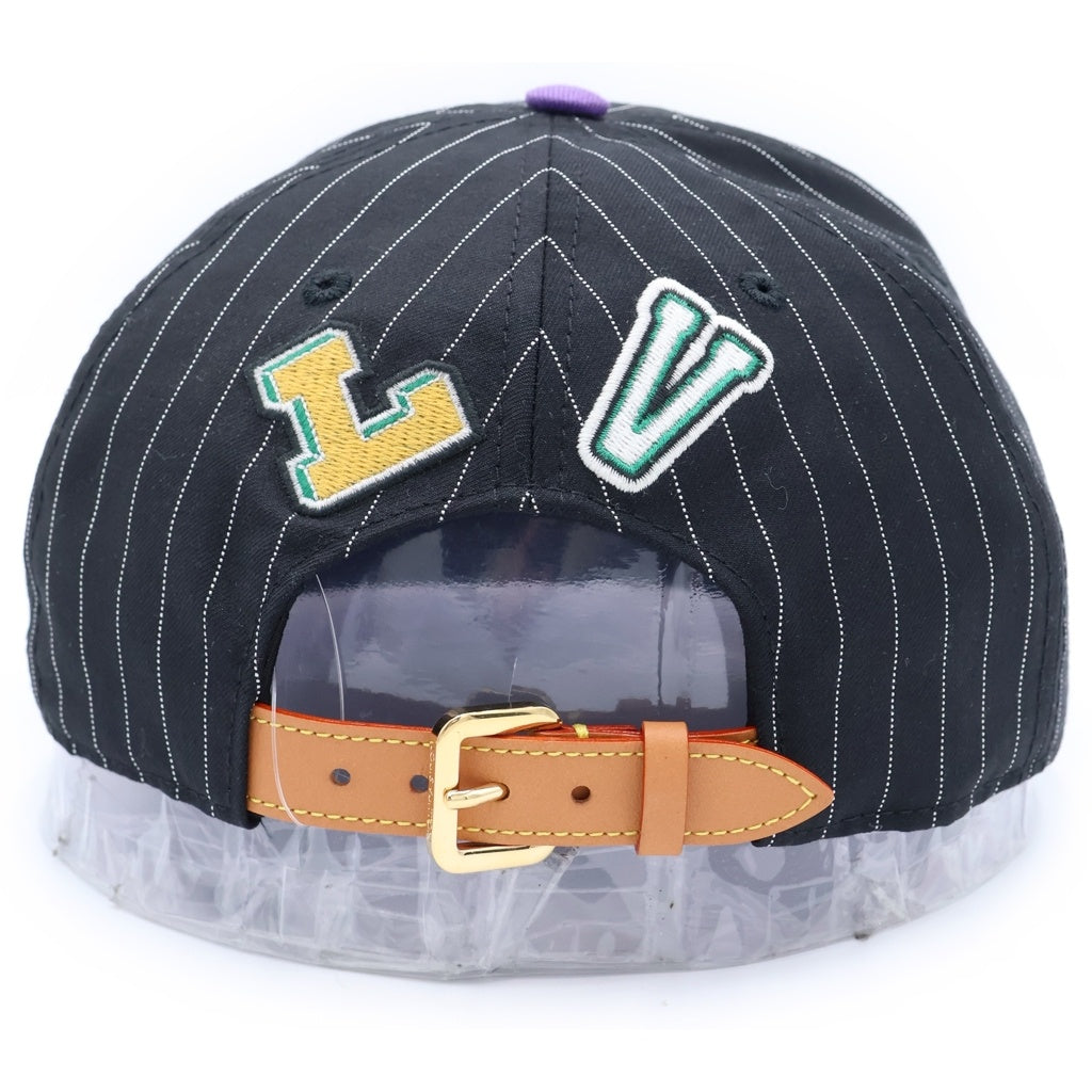 LOUIS VUITTON(ルイヴィトン) 22AW キャスケット・クロコマルティエ ベースボールキャップ 帽子 ブラック/パープル MP3407