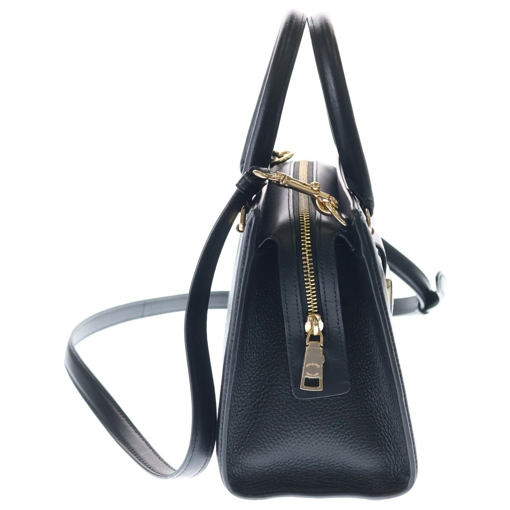 COACH(コーチ) グレース キャリーオール 2WAY レザー ショルダーハンドバッグ ブラック H2281-CC141 レディース