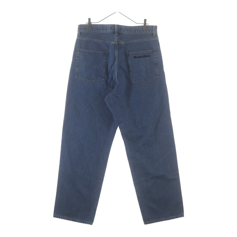 WACKO MARIA(ワコマリア) 25AW DENIM PANTS ロゴエンブロイダリー ジップフライ デニムパンツ ジーンズ インディゴ 25FW-WMP-PT03