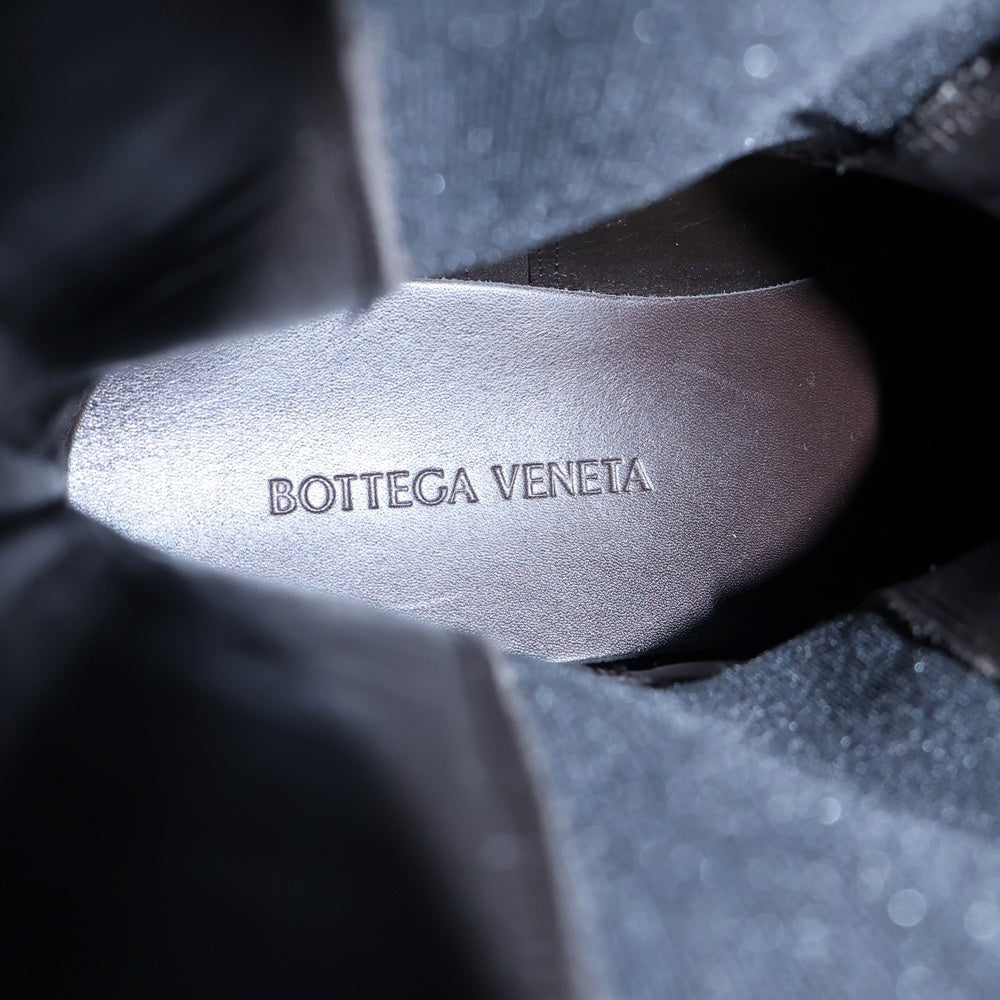 BOTTEGA VENETA(ボッテガヴェネタ) TIRE CHELSEA BOOTS サイドゴア ハイカット チェルシー タイヤブーツ ブラック/イエロー レディース