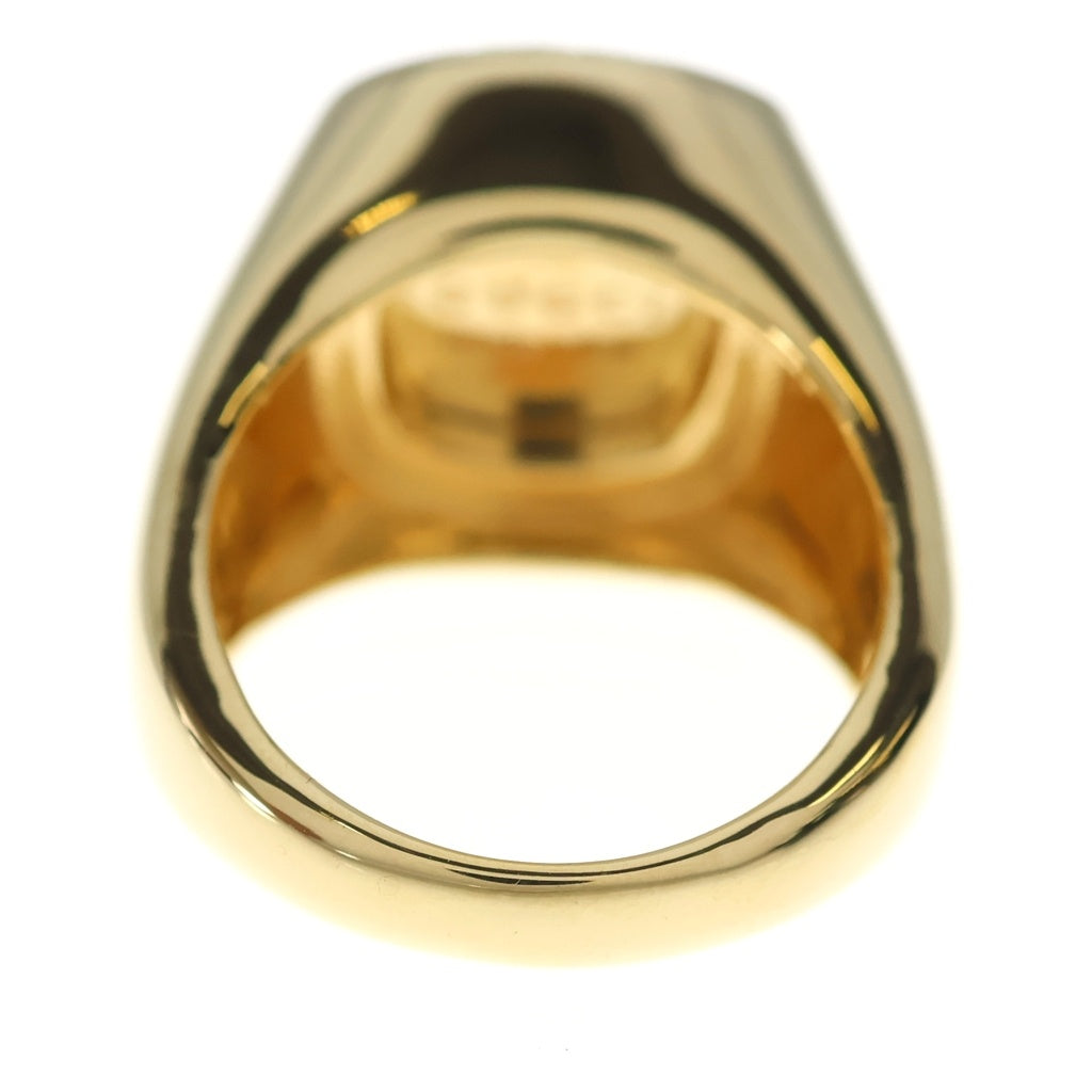 GUCCI(グッチ) SIGNET RING コートオブアームズエングレーブ シグネットリング 指輪 ゴールド