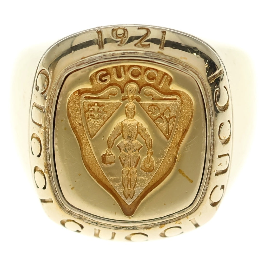 GUCCI(グッチ) SIGNET RING コートオブアームズエングレーブ