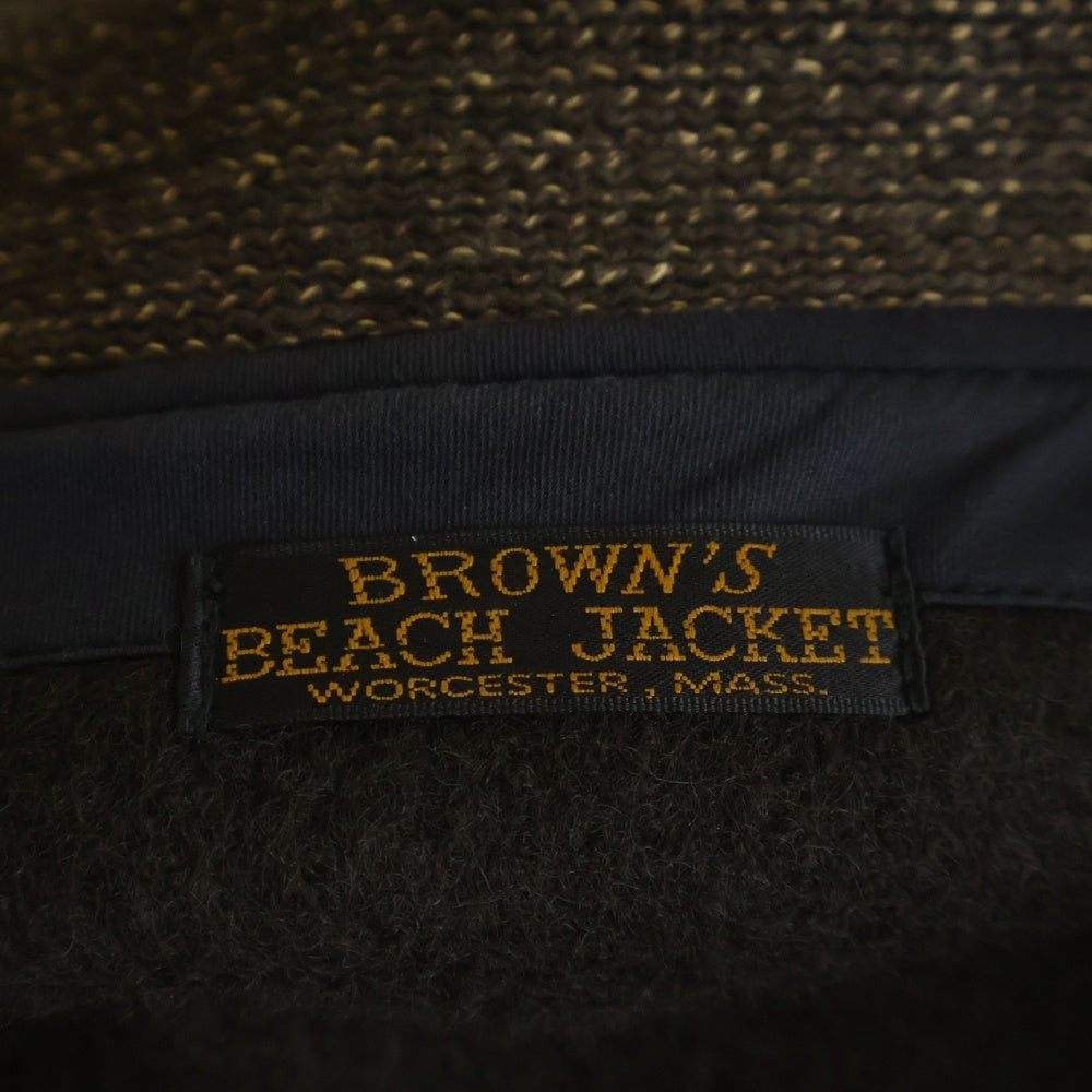 Brown's BEACH(ブラウンズビーチ) FULLCOUNT復刻 フルカウント ビーチジャケット ブラウン BBJ7-003