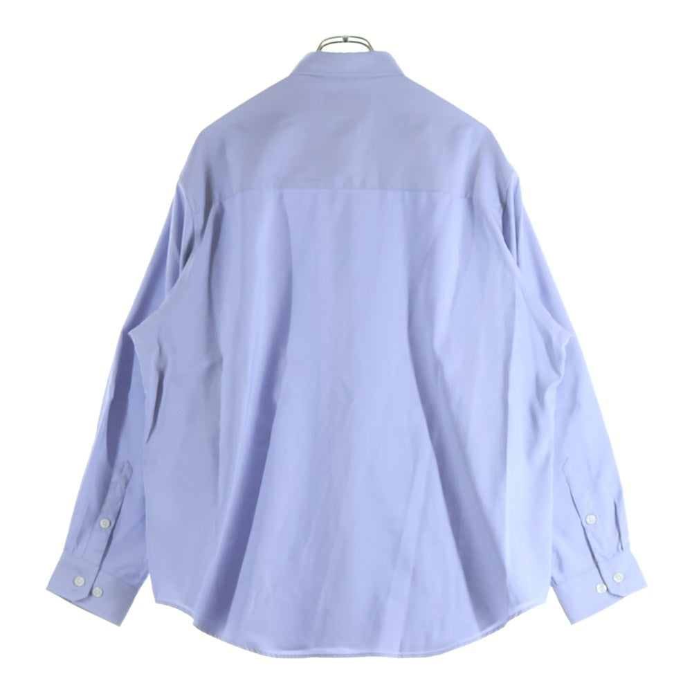 WTAPS(ダブルタップス) 24SS LS POLY OXFORD 241TQDT-SHM02 ロングスリーブ オックスフォード長袖シャツ ブルー