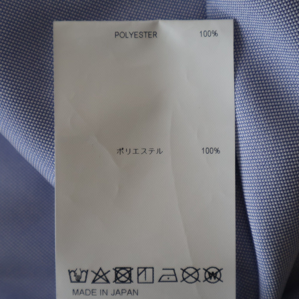 WTAPS(ダブルタップス) 24SS LS POLY OXFORD 241TQDT-SHM02 ロングスリーブ オックスフォード長袖シャツ ブルー