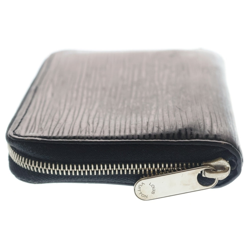 LOUIS VUITTON(ルイヴィトン) エピ ジッピー レザー 財布 ジップコインケース ブラック M60152/TS1101 シルバー金具