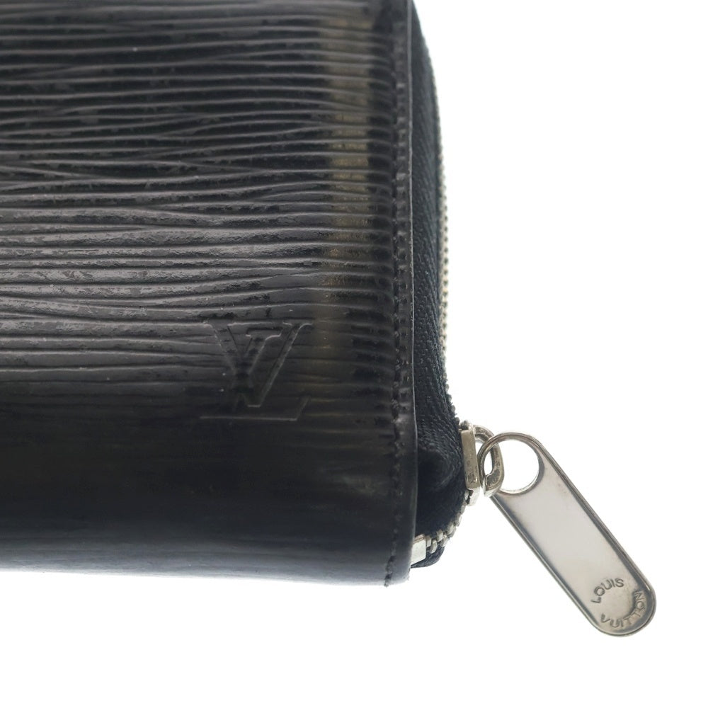 LOUIS VUITTON(ルイヴィトン) エピ ジッピー レザー 財布 ジップコインケース ブラック M60152/TS1101 シルバー金具