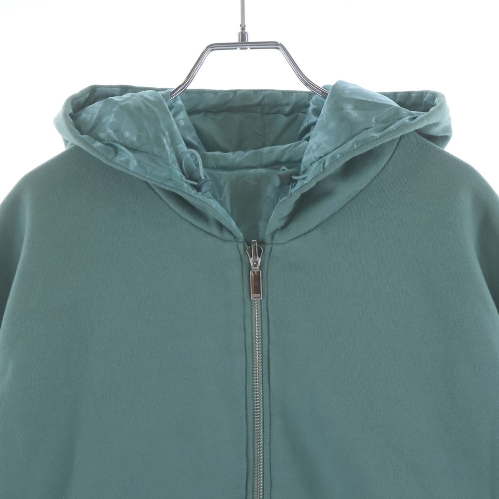 DIOR(ディオール) 23SS オブリーク ロゴエンブロイダリー リバーシブル ジップアップフーディ パーカー グリーン 313J232A0531