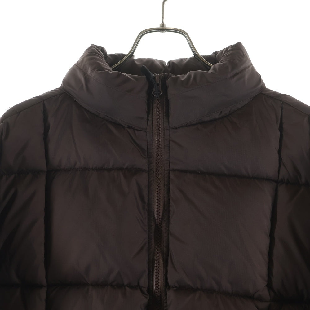 NO BRAND(ノーブランド) THEORIES OF ATLANTIS(セオリーズ) BRICK PUFFER JACKET フーデッドパファージャケット ブラウン