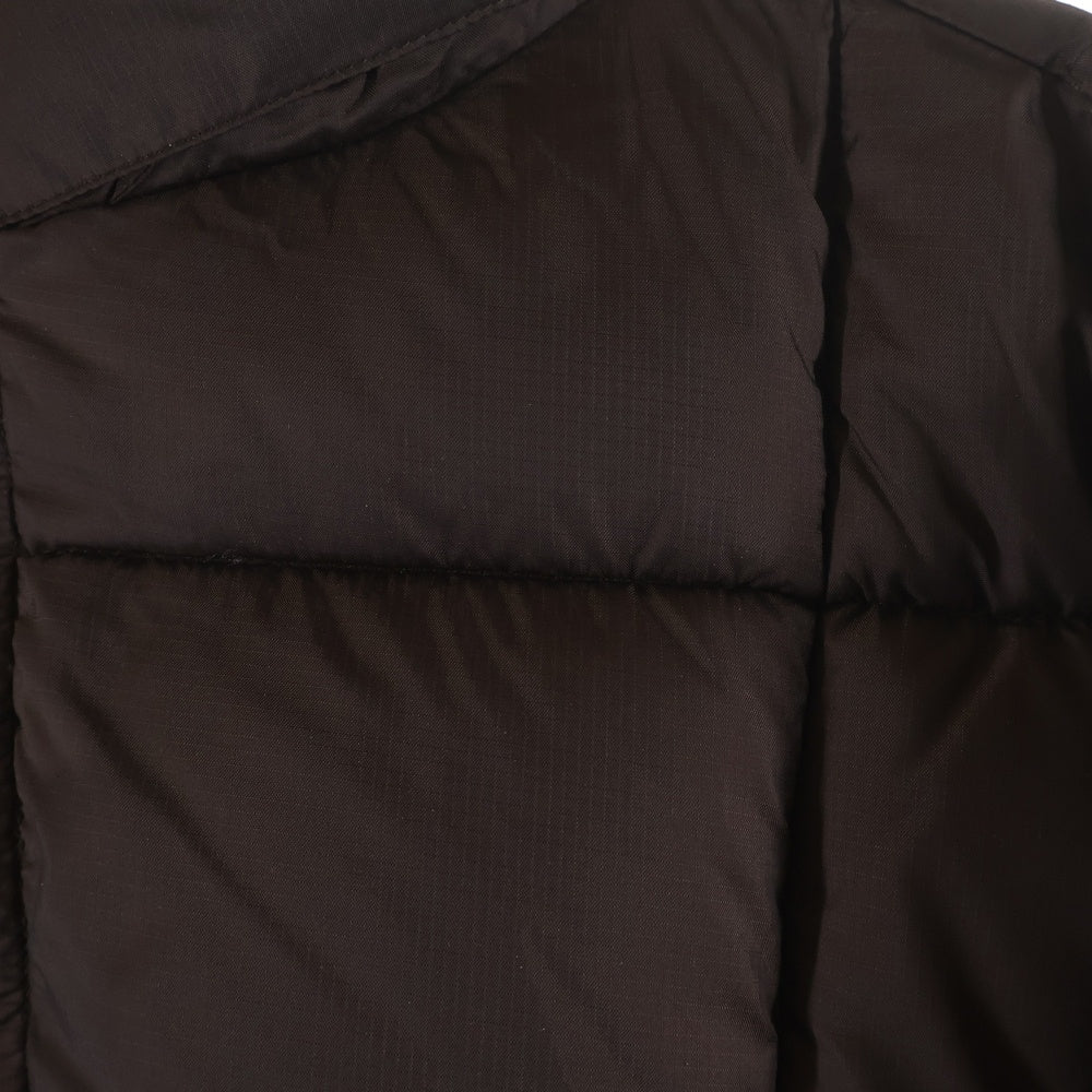 NO BRAND(ノーブランド) THEORIES OF ATLANTIS(セオリーズ) BRICK PUFFER JACKET フーデッドパファージャケット ブラウン
