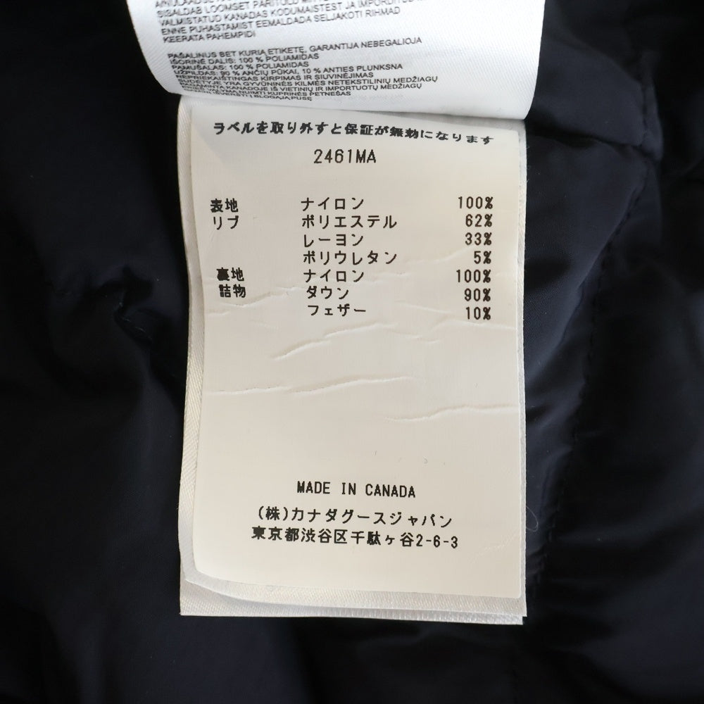 CANADA GOOSE(カナダグース) 25AW BLACK LABEL RHODES HOODY FUSION FIT ブラックレーベル ロードス フーディー フュージョンフィット ナイロン フーデッド ダウンジャケット 2461MA