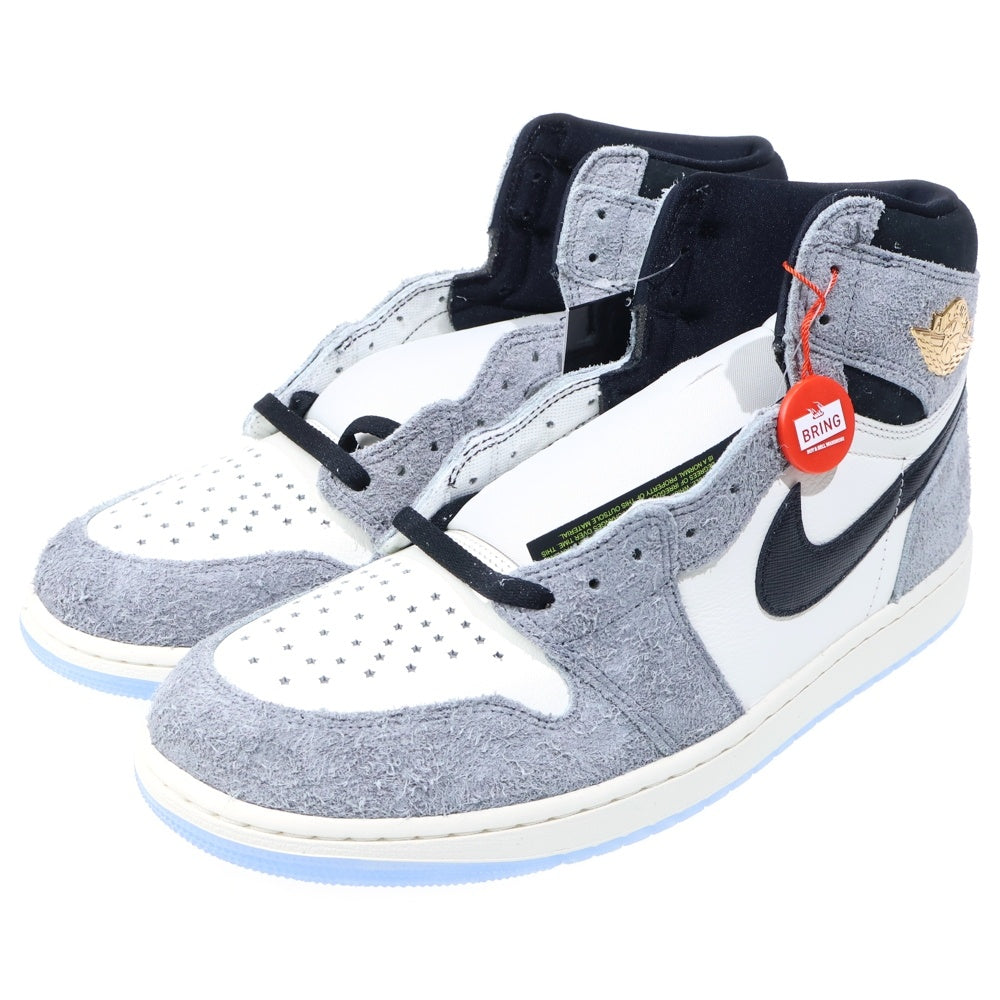NIKE(ナイキ) AIR JORDAN 1 RETRO HIGH OG COOL GRAY エアジョーダン1 レトロ クールグレー ハイカットスニーカー ホワイト US13/31cm DZ5485-003