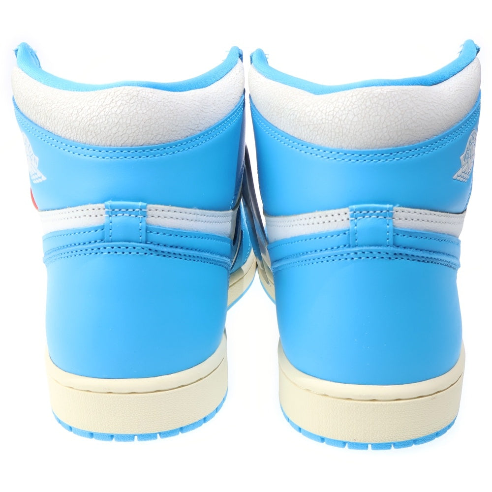 NIKE(ナイキ) AIR JORDAN 1 RETRO HIGH OG UNC REIMAGINED エアジョーダン 1 レトロ リイマジンド ハイカットスニーカー ホワイト/ライトブルー US13/31cm DZ5485-402