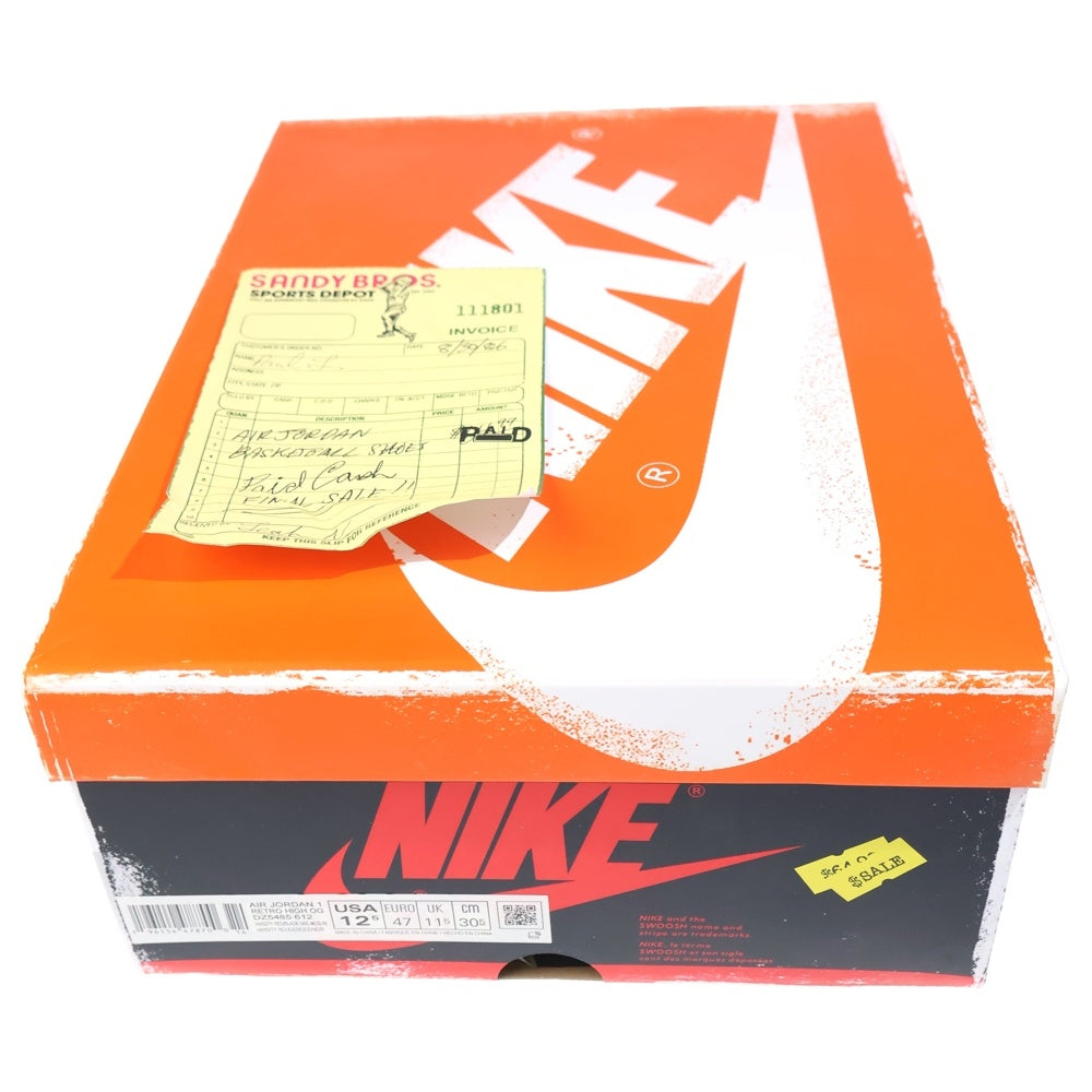 NIKE(ナイキ) AIR JORDAN 1 RETRO HIGH OG エアジョーダン1 レトロ ロスト&ファウンド シカゴ ハイカットスニーカー ホワイト/レッド US12.5/30.5cm DZ5485-612