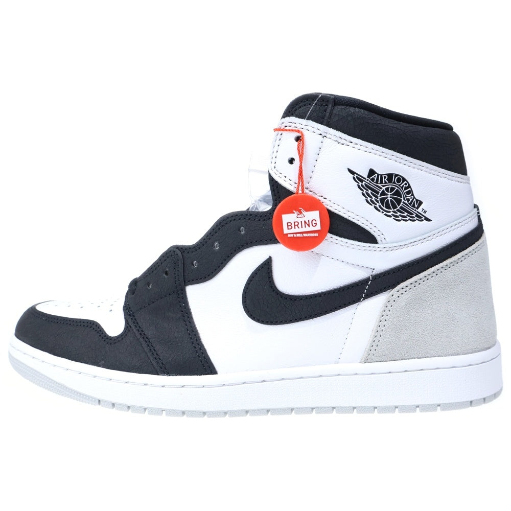 NIKE(ナイキ) AIR JORDAN 1 HIGH OG BLEACHED CORAL エアジョーダン 1 ブリーチドコーラル ハイカットスニーカー グレー/ホワイト/ブラック US13/31cm 555088-108