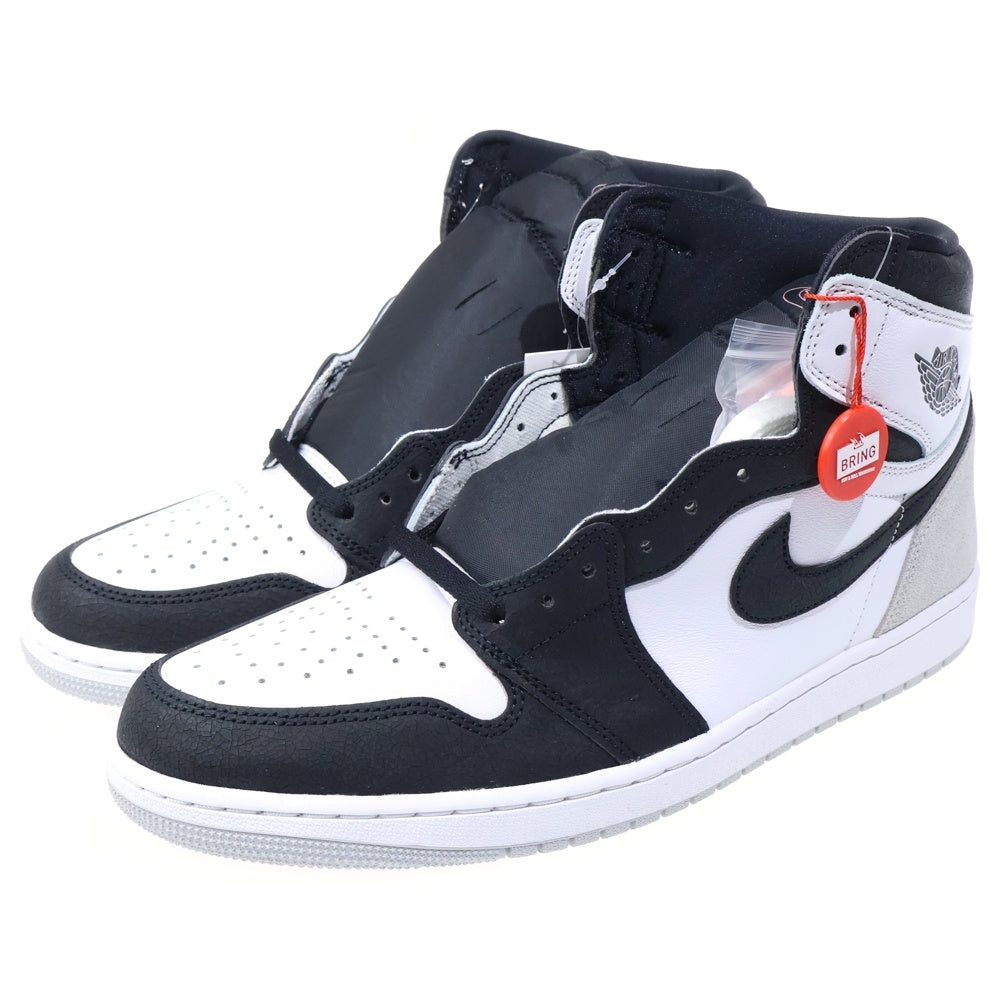 NIKE(ナイキ) AIR JORDAN 1 HIGH OG BLEACHED CORAL エアジョーダン 1 ブリーチドコーラル ハイカットスニーカー グレー/ホワイト/ブラック US13/31cm 555088-108