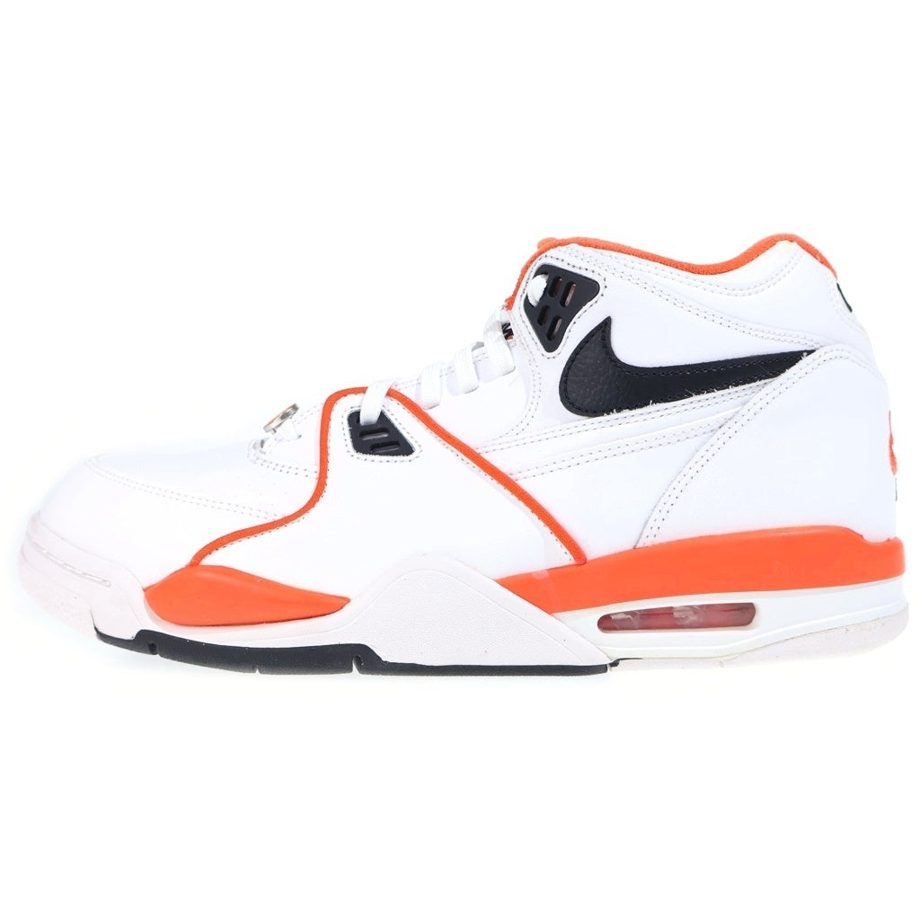 NIKE(ナイキ) AIR FLIGHT 89 EMB RUCKER PARK エアフライト89 ラッカーパーク ミッドカットスニーカー ホワイト/オレンジ US13/31cm CZ6097-100