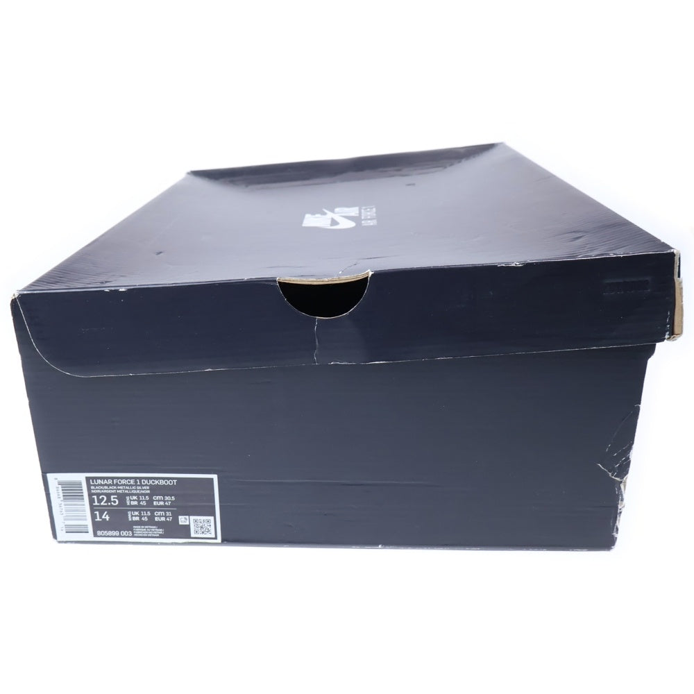 NIKE(ナイキ) LUNAR FORCE 1 DUCKBOOT ルナフォース1 ダックブーツ ハイカットスニーカー ブラック US12.5/30.5cm 805899-003