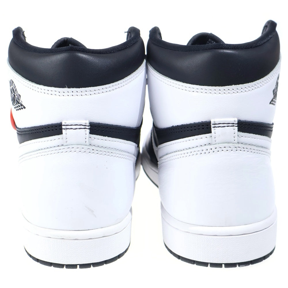 NIKE(ナイキ) AIR JORDAN 1 RETRO HIGH OG エアジョーダン1 レトロ ハイカットスニーカーブラック/ホワイト US12.5/30.5cm DZ5485-010