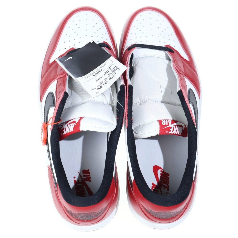 NIKE(ナイキ) JORDAN1 LOW CHICAGO ジョーダン１ シカゴ ローカットスニーカー ホワイト/レッド US13/31cm DZ2536-600