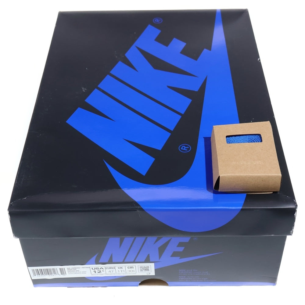 NIKE(ナイキ) AIR JORDAN 1 RETRO HIGH OG ROYAL REIMAGINED エアジョーダン1 レトロ ロイヤルリイマジンド ハイカットスニーカー ブルー/ブラック US12.5/30.5cm DZ5485-042