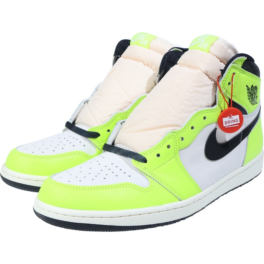 NIKE(ナイキ) AIR JORDAN 1 RETRO HIGH OG VOLT VISIONAIRE エアジョーダン1 レトロ ボルト ヴィジョネア ハイカットスニーカー イエロー/ホワイト US13/31cm 555088-702