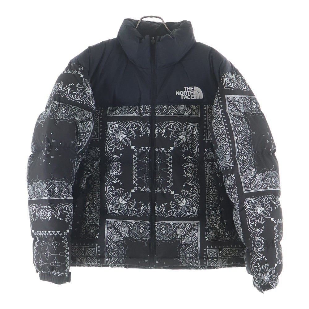 THE NORTH FACE(ザノースフェイス) 1996 NOVELTY NUPTSE JACKET ノベルティ ペイズリー柄 ヌプシ ダウンジャケット ブラック NJ1DM96A