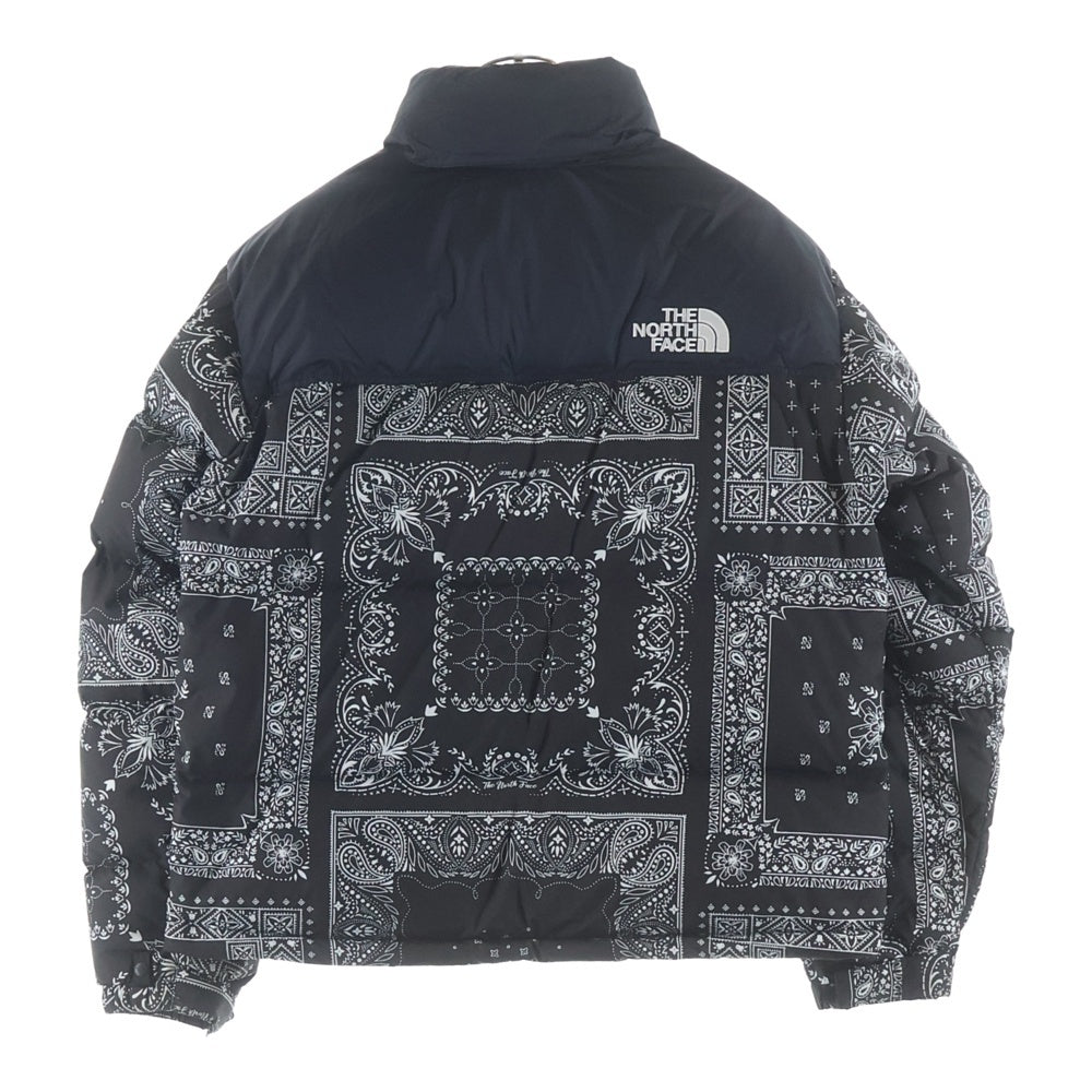 THE NORTH FACE(ザノースフェイス) 1996 NOVELTY NUPTSE JACKET ノベルティ ペイズリー柄 ヌプシ ダウンジャケット ブラック NJ1DM96A