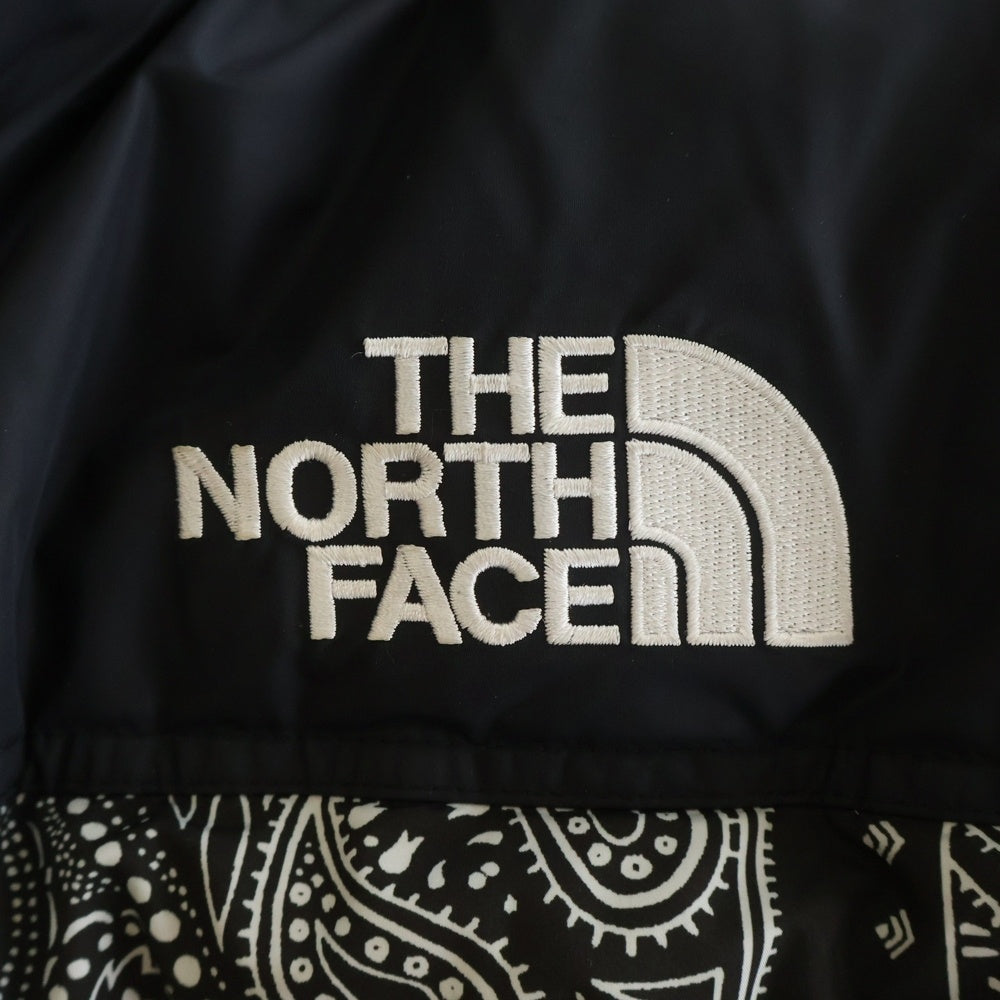 THE NORTH FACE(ザノースフェイス) 1996 NOVELTY NUPTSE JACKET ノベルティ ペイズリー柄 ヌプシ ダウンジャケット ブラック NJ1DM96A