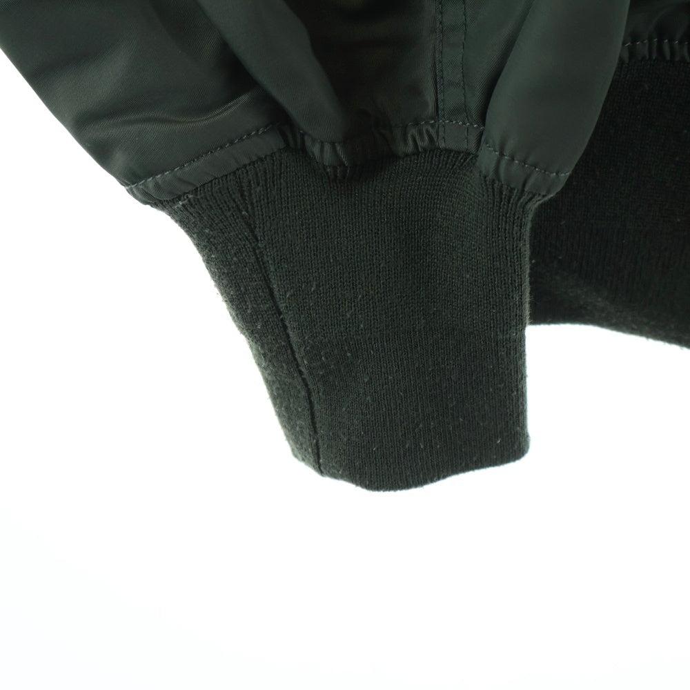 FRAGMENT DESIGN(フラグメントデザイン) ×CLANE BOA LAYER MA-1 クラネ ボアレイヤー ロゴプリント ボンバー フライトジャケット カーキ 19101-0121