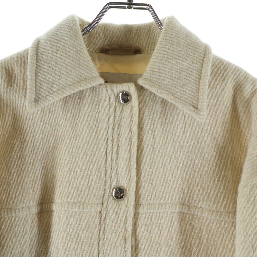 Acne Studios(アクネ ストゥディオズ) キルティングライニング ウール ボタンジャケット アイボリー FN-WN-OUTW000140