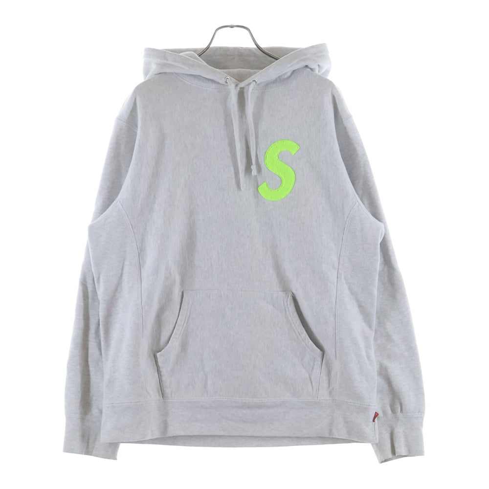 SUPREME(シュプリーム) 19AW S Logo Hooded Sweatshirt エスロゴ フーデッドスウェットトレーナー プルオーバーパーカー グレー