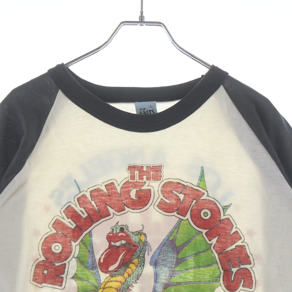 VINTAGE(ヴィンテージ) 80S VINTAGE THE ROLLING STONES AMERICAN TOUR 1981 LOS ANGELS BASEBALL TEE ヴィンテージ ローリングストーンズ アメリカンツアー ラグランスリーブ