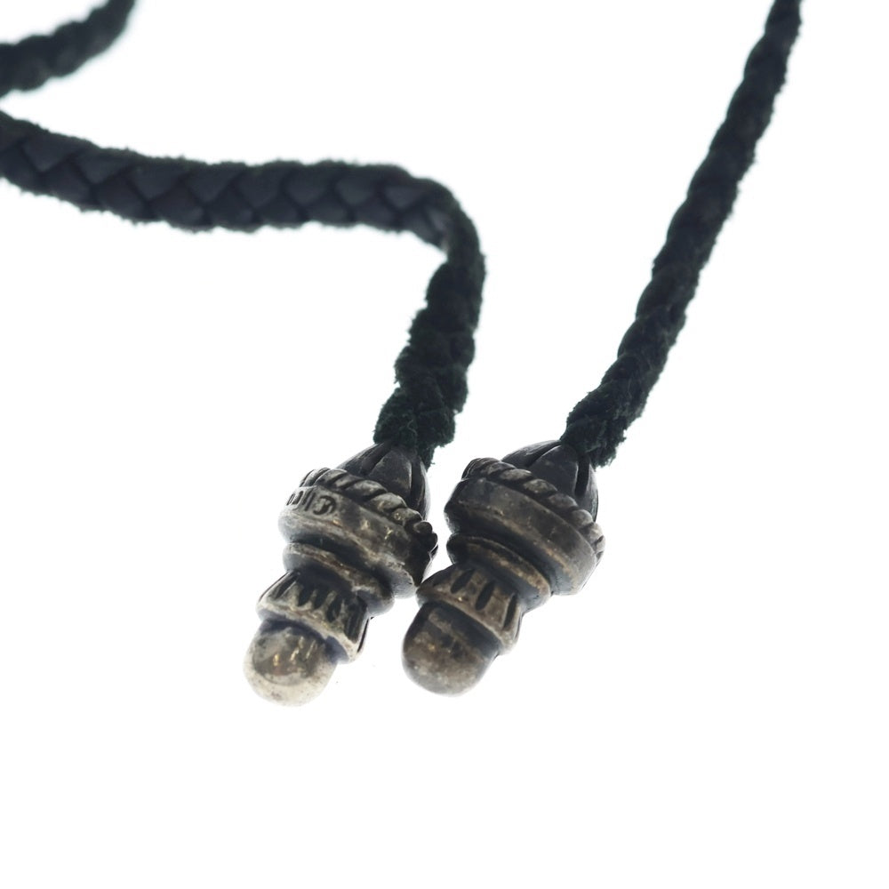 CHROME HEARTS(クロムハーツ) CH CRS SMLスモールCHクロス BC ボロチップブレイド ネックレス シルバー BCA220