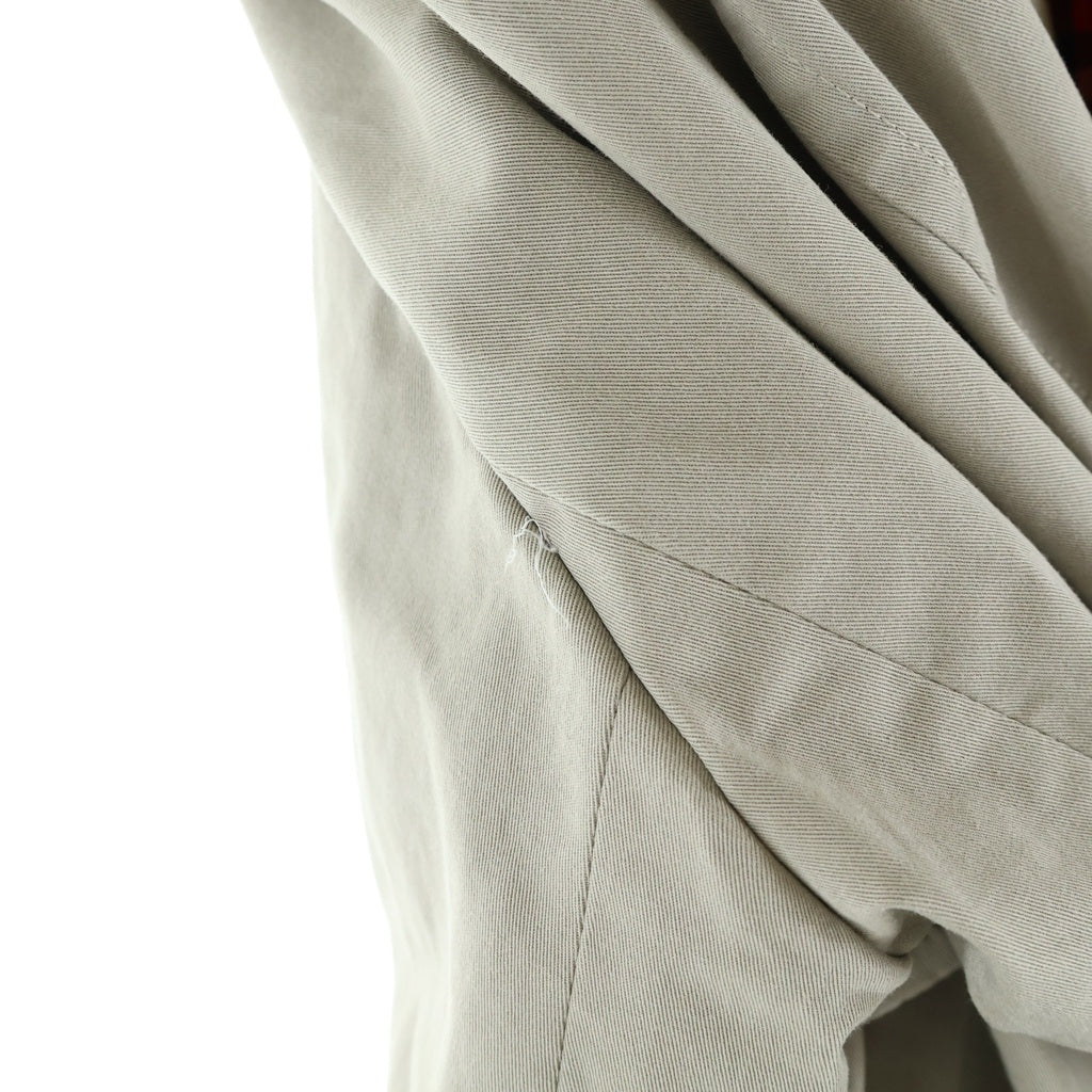 BALENCIAGA(バレンシアガ) 21AW OVERSIZED TRENCH COAT オーバーサイズ 裏地チェック ロングトレンチコート ベージュ 675422 TKP04