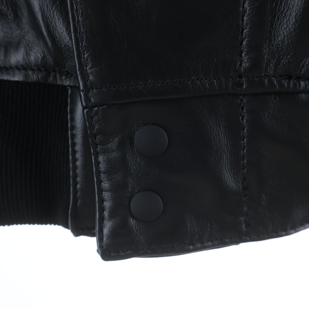 NEIGHBORHOOD(ネイバーフッド) 25AW ×Y-3 LEATHER BOMBER ワイスリー レザーボンバージャケット ブルゾン ブラック 25268YTN-JK04S