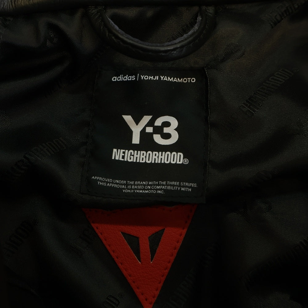 NEIGHBORHOOD(ネイバーフッド) 25AW ×Y-3 LEATHER BOMBER ワイスリー レザーボンバージャケット ブルゾン ブラック 25268YTN-JK04S