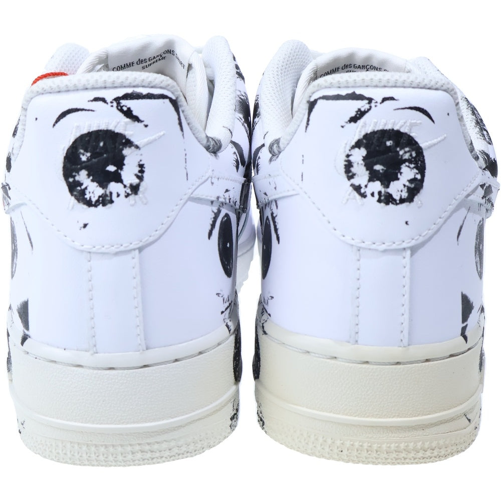 NIKE(ナイキ) 17SS ×COMME des GAR?ONS ×SUPREME AIR FORCE 1 LOW コムデギャルソン シュプリーム エアフォース 1 ローカットスニーカー ホワイト US10/28cm 923044-100