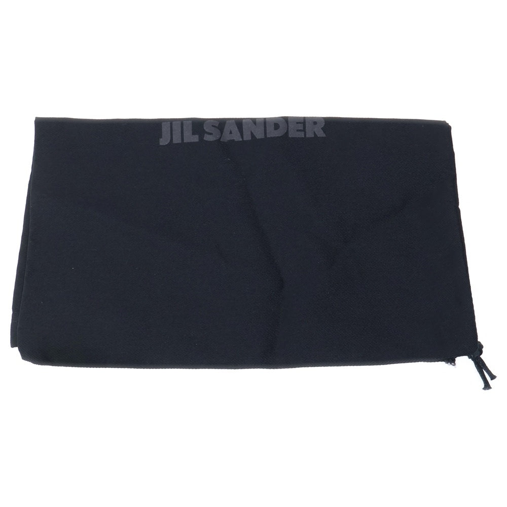 JIL SANDER(ジルサンダー) アンクルストラップフラットレザーサンダル レディース ブラック JS34110A