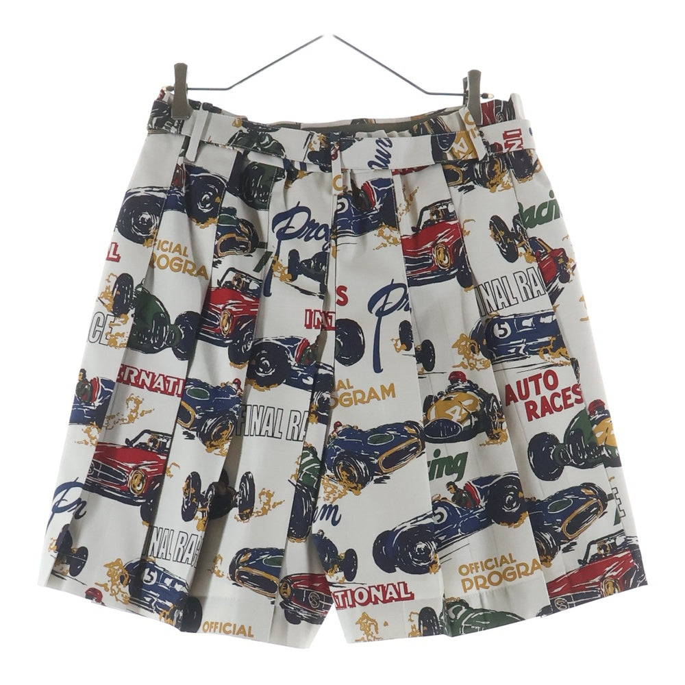 Sacai(サカイ) 25SS CAR RACE TROPICAL PRINT SHORT カーレース トロピカルプリント ショーツ ハーフパンツ マルチカラー 25-03657M