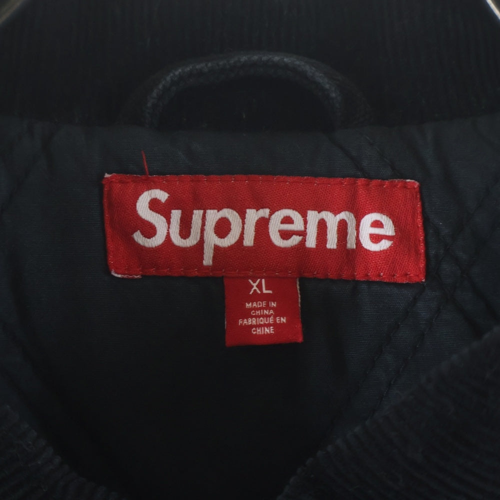 SUPREME(シュプリーム) 25SS Old English Canvas Work Jacket オールドイングリッシュ キャンバス ワーク デニム ジャケット ブラック