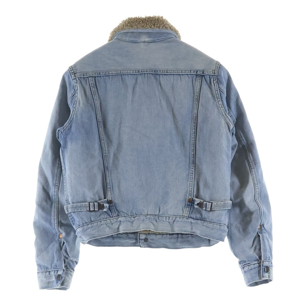 RRL(ダブルアールエル) ボアカラー コットン デニムジャケット レディース インディゴ