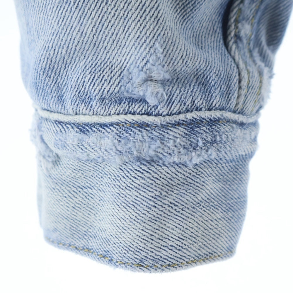 RRL(ダブルアールエル) ボアカラー コットン デニムジャケット レディース インディゴ