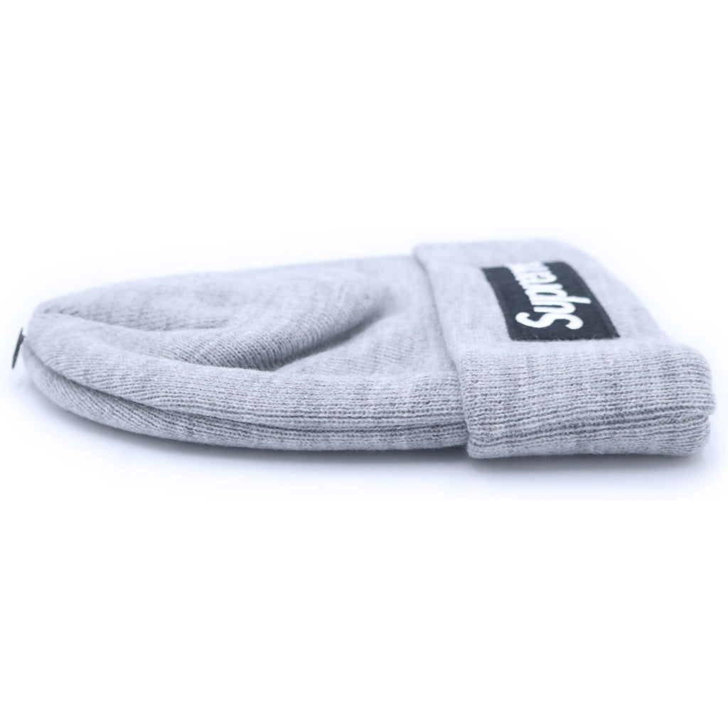 SUPREME(シュプリーム) 22AW ×NEW ERA Box Logo Beanie ニューエラ ボックスロゴ アクリルニットビーニー 帽子 グレー