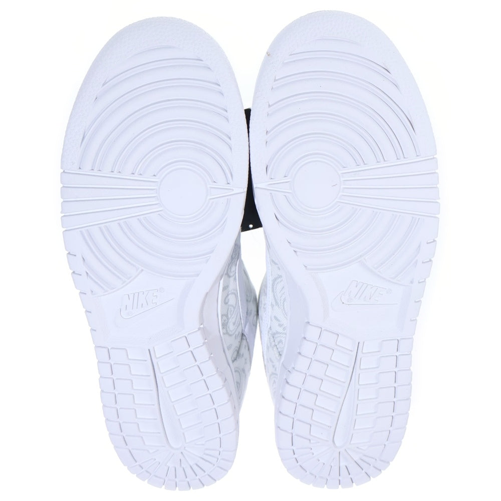 NIKE(ナイキ) WMNS DUNK LOW ESS ダンク ペイズリー ローカットスニーカー ホワイト/グレー US11/28cm DJ9955-100