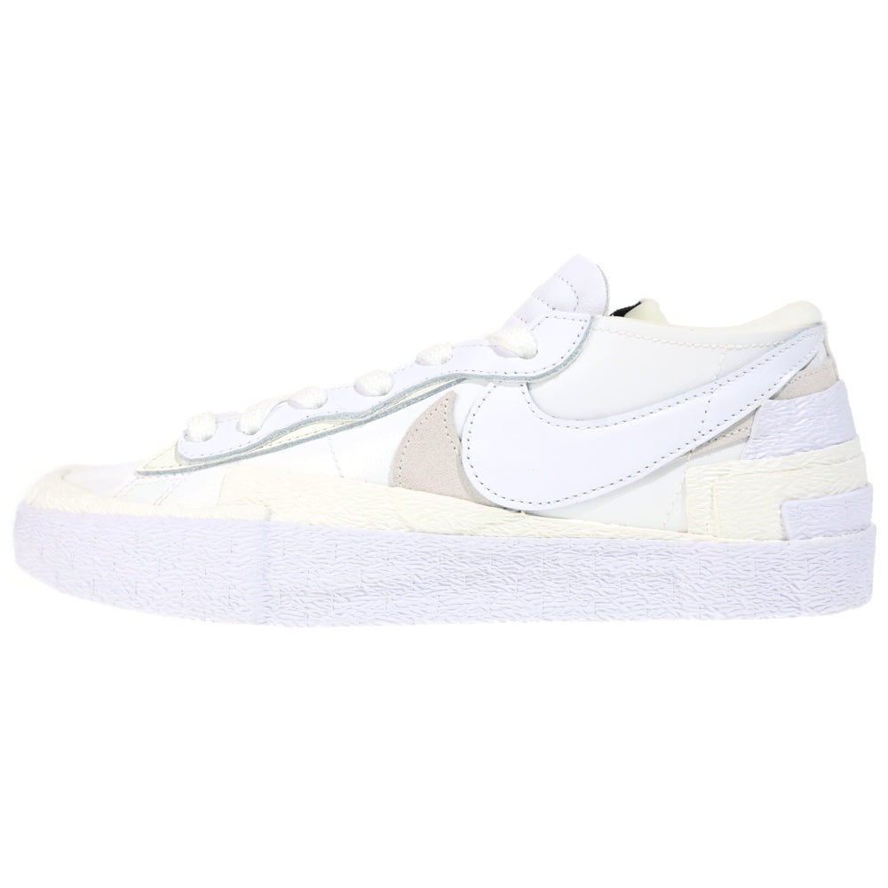 NIKE(ナイキ) ×SACAI BLAZER LOW サカイ ブレーザー ローカットスニーカー ホワイト US9.5/27.5cm DM6443-100