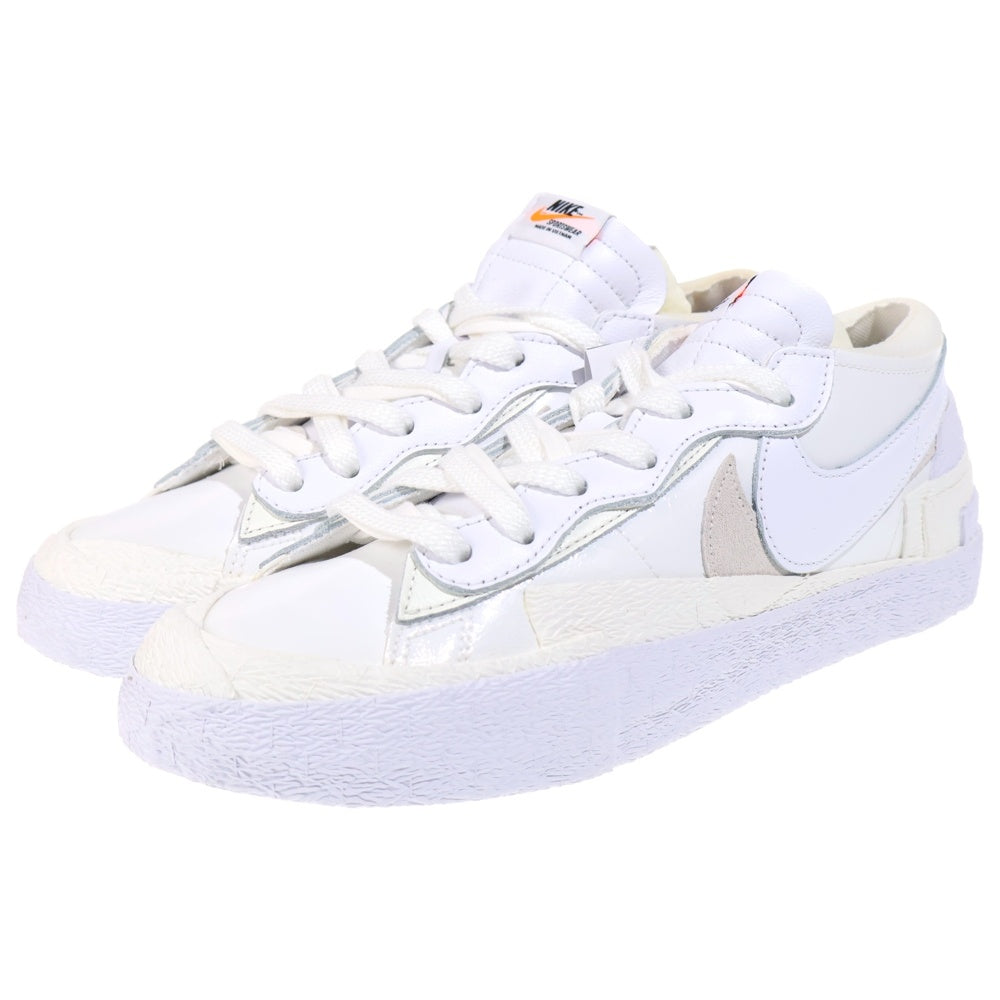 NIKE(ナイキ) ×SACAI BLAZER LOW サカイ ブレーザー ローカットスニーカー ホワイト US9.5/27.5cm DM6443-100