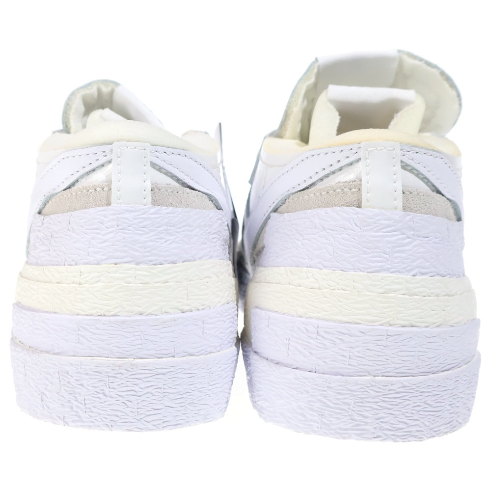 NIKE(ナイキ) ×SACAI BLAZER LOW サカイ ブレーザー ローカットスニーカー ホワイト US9.5/27.5cm DM6443-100