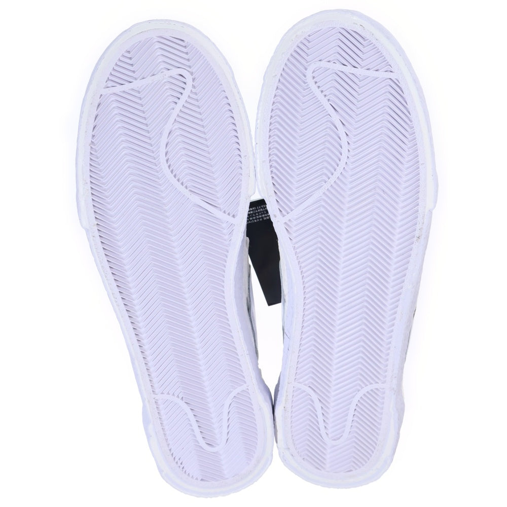 NIKE(ナイキ) ×SACAI BLAZER LOW サカイ ブレーザー ローカットスニーカー ホワイト US9.5/27.5cm DM6443-100